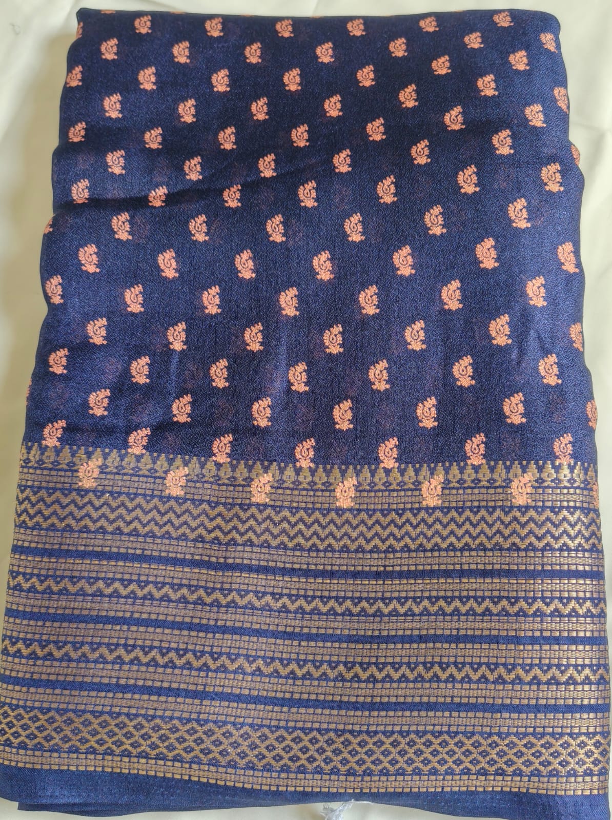 Designer Chiffon Saree with Rich Woven Border