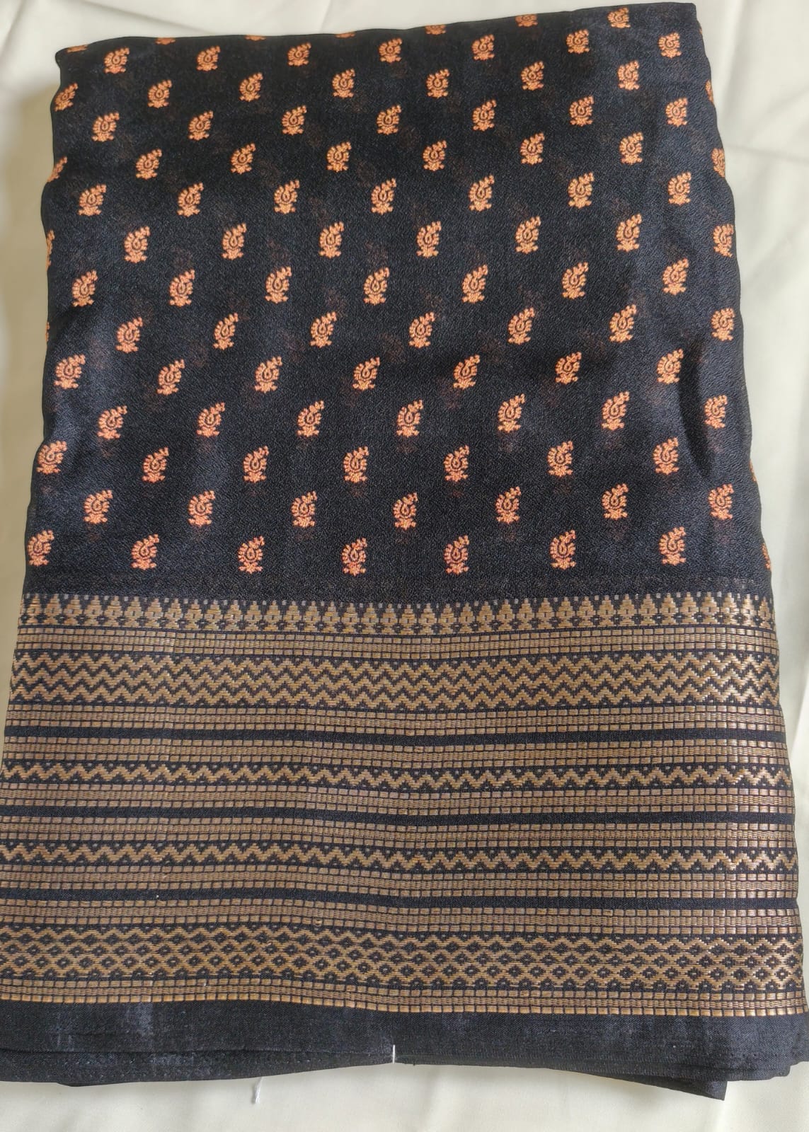 Designer Chiffon Saree with Rich Woven Border